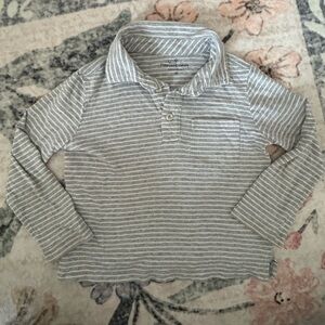 🌟Vineyard Vines 3T Kids Gray Striped Polo
